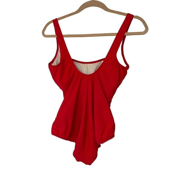 Diva By Rachel Pappo Swimsuit Womens Size 12 One Piece Ruched Made In Romania - Picture 2 of 12